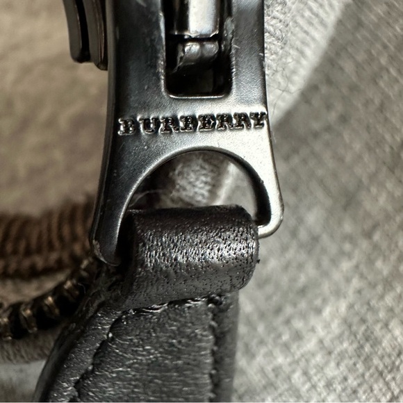 Burberry authentic men’s zip down sweater Gray - Picture 12 of 13